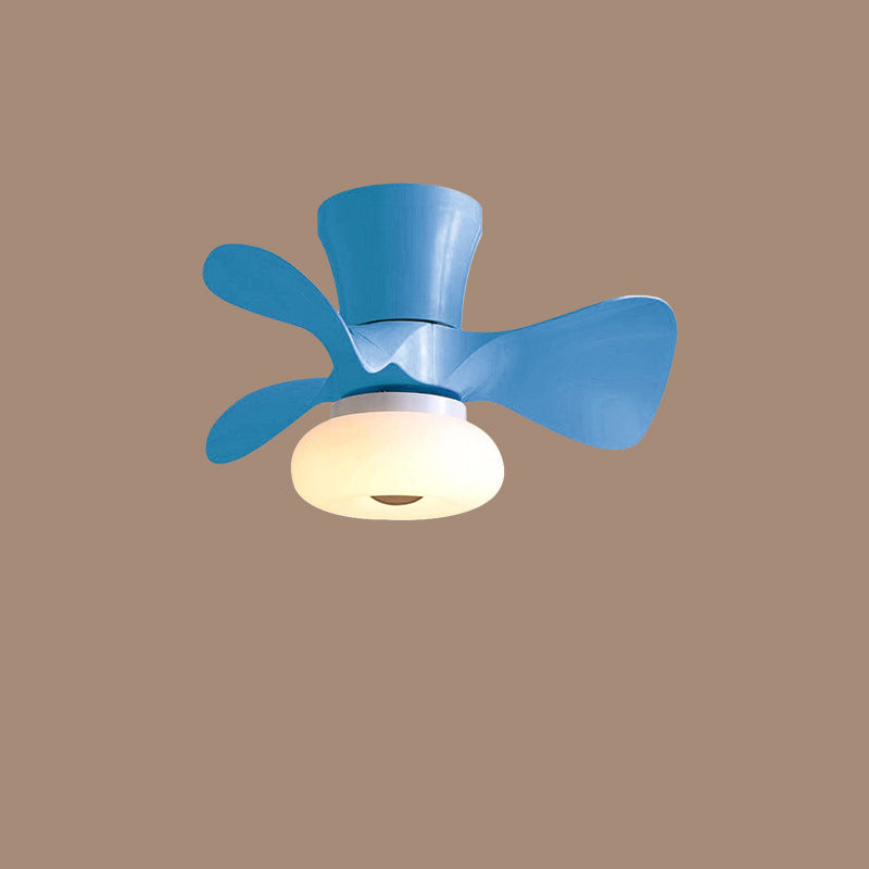 LED Ceiling Fan Light| For Bedroom | ABS |  Nordic Semi-Flush Mount | Lologe