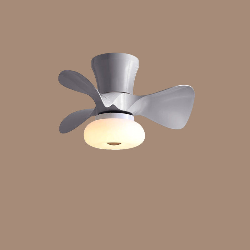 LED Ceiling Fan Light| For Bedroom | ABS |  Nordic Semi-Flush Mount | Lologe