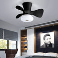 LED Ceiling Fan Light| For Bedroom | ABS |  Nordic Semi-Flush Mount | Lologe