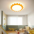 Creative Cartoon Sun LED Flush Mount Ceiling Light | Kids Room | Cute Modern Decor | Lologe