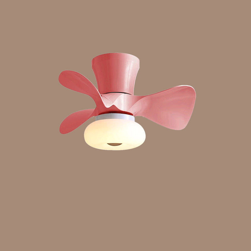 LED Ceiling Fan Light| For Bedroom | ABS |  Nordic Semi-Flush Mount | Lologe