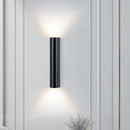 2-Light Wall Sconce for Hallway | Aluminum Cylindrical Modern Lighting | Lologe