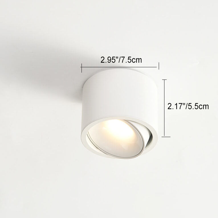 Adjustable LED Flush Mount Spotlight Ceiling Light | Modern Minimalist Lighting | Lologe