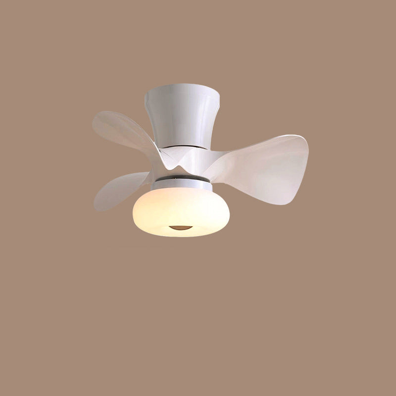 LED Ceiling Fan Light| For Bedroom | ABS |  Nordic Semi-Flush Mount | Lologe