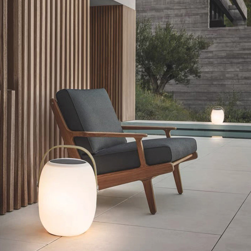 Solar LED Outdoor Basket Lamp | Waterproof Portable PE Decorative Light | Lologe