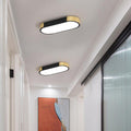 Modern LED Flush Mount Ceiling Light | Rectangular Ring | Minimalist | Indoor Lighting | Lologe