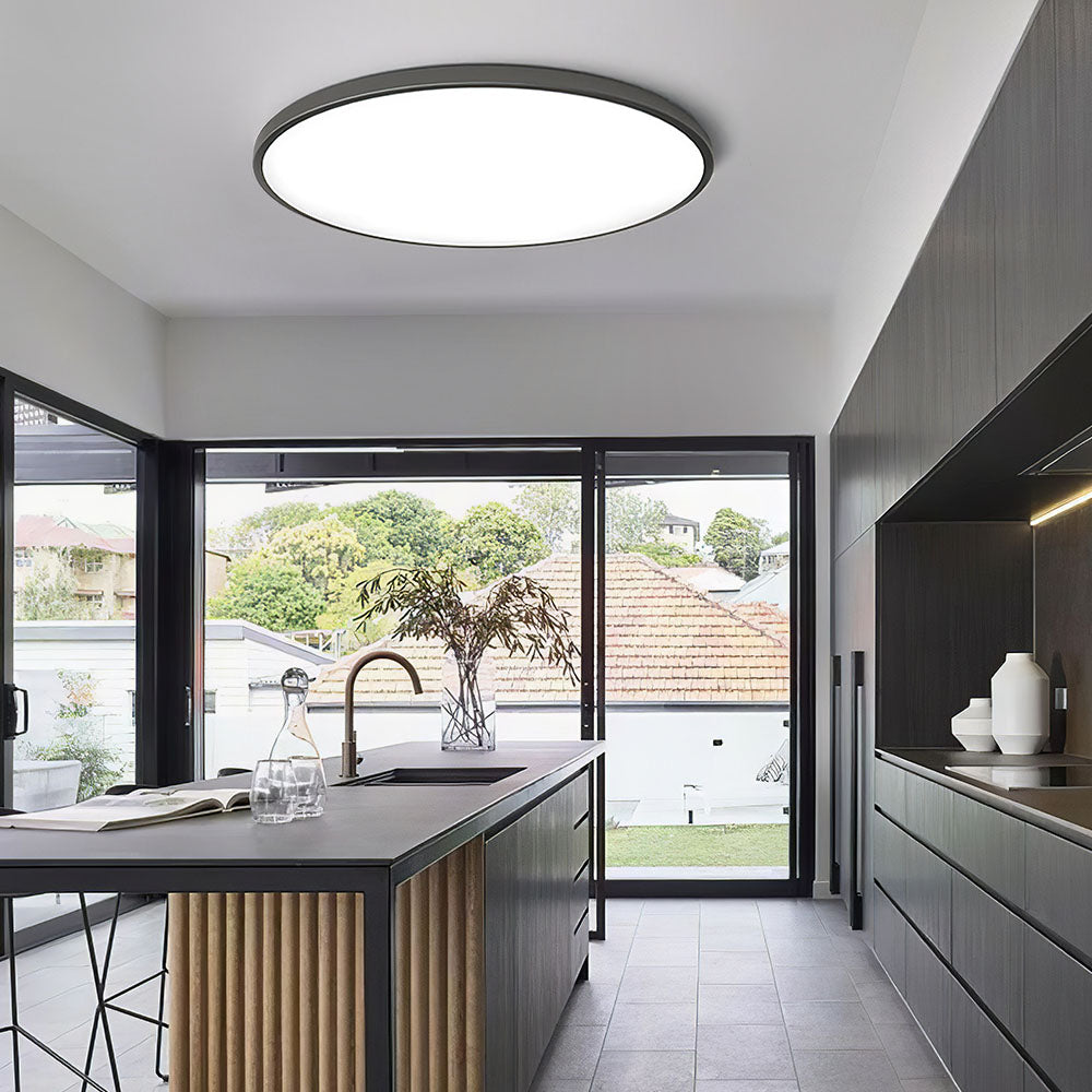 Contemporary LED Ceiling Light | Living Room Bedroom | Flush Mount | Minimalist | 3000K | Lologe