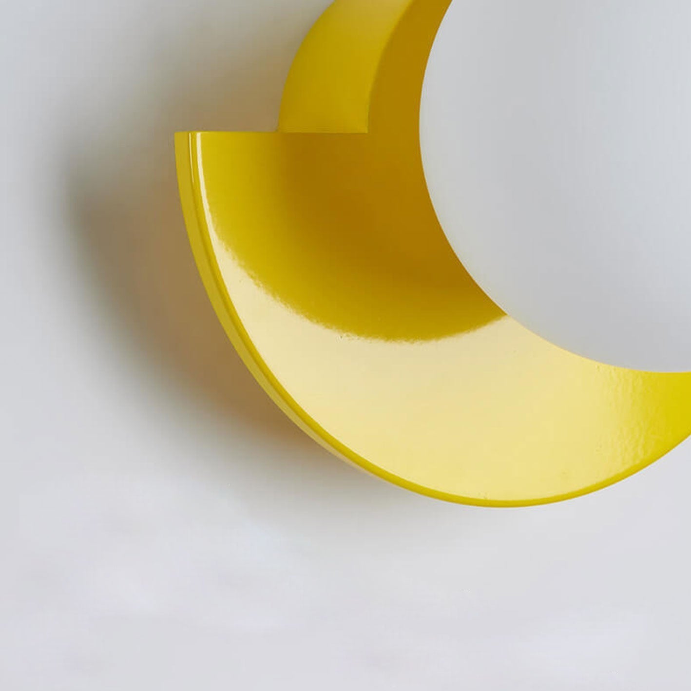 Modern Glass Globe Wall Sconce | Colourful Semi-Circle Design Iron Fixture | Lologe