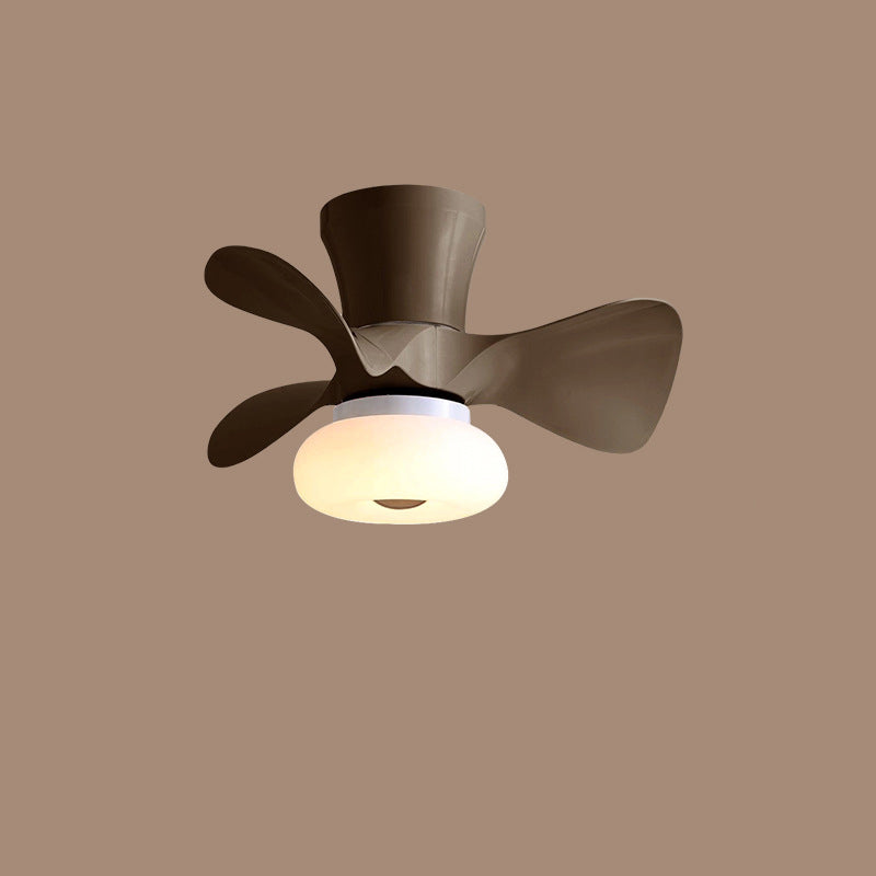 LED Ceiling Fan Light| For Bedroom | ABS |  Nordic Semi-Flush Mount | Lologe
