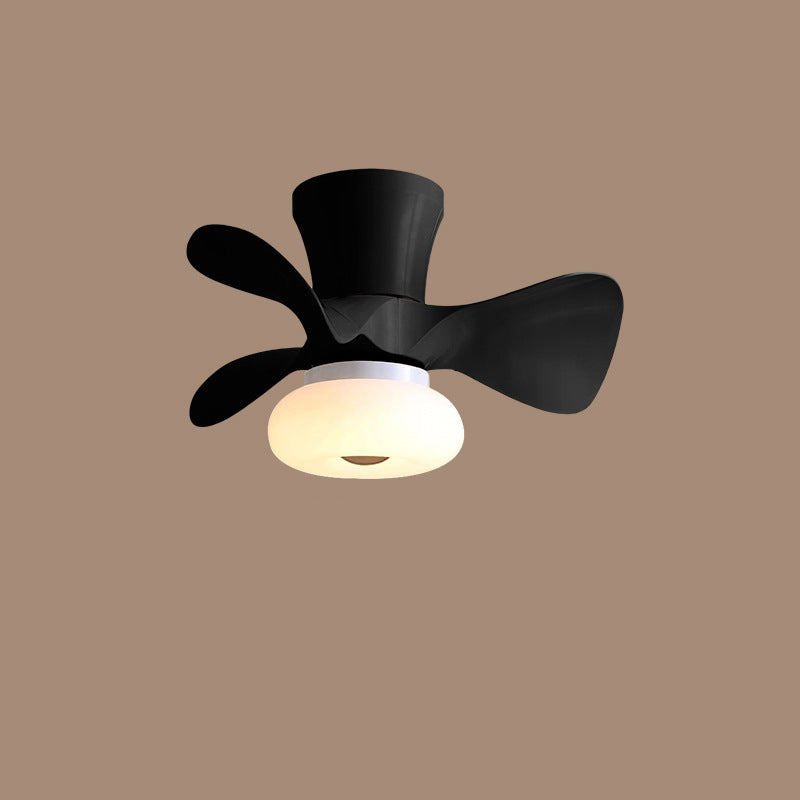 LED Ceiling Fan Light| For Bedroom | ABS |  Nordic Semi-Flush Mount | Lologe