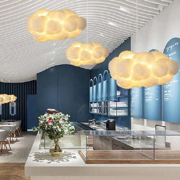 LED Pendant Light | Modern Cloud Design Hanging Ceiling Fixture | Lologe