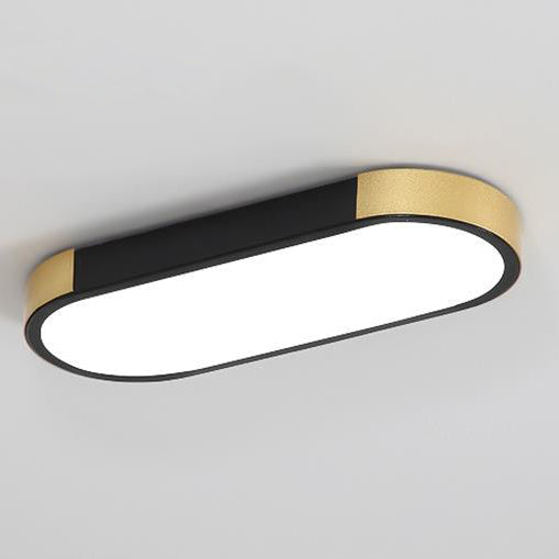 Modern LED Flush Mount Ceiling Light | Rectangular Ring | Minimalist | Indoor Lighting | Lologe