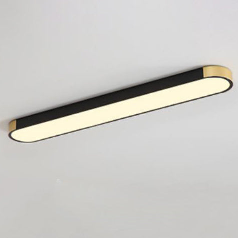 Modern LED Flush Mount Ceiling Light | Rectangular Ring | Minimalist | Indoor Lighting | Lologe