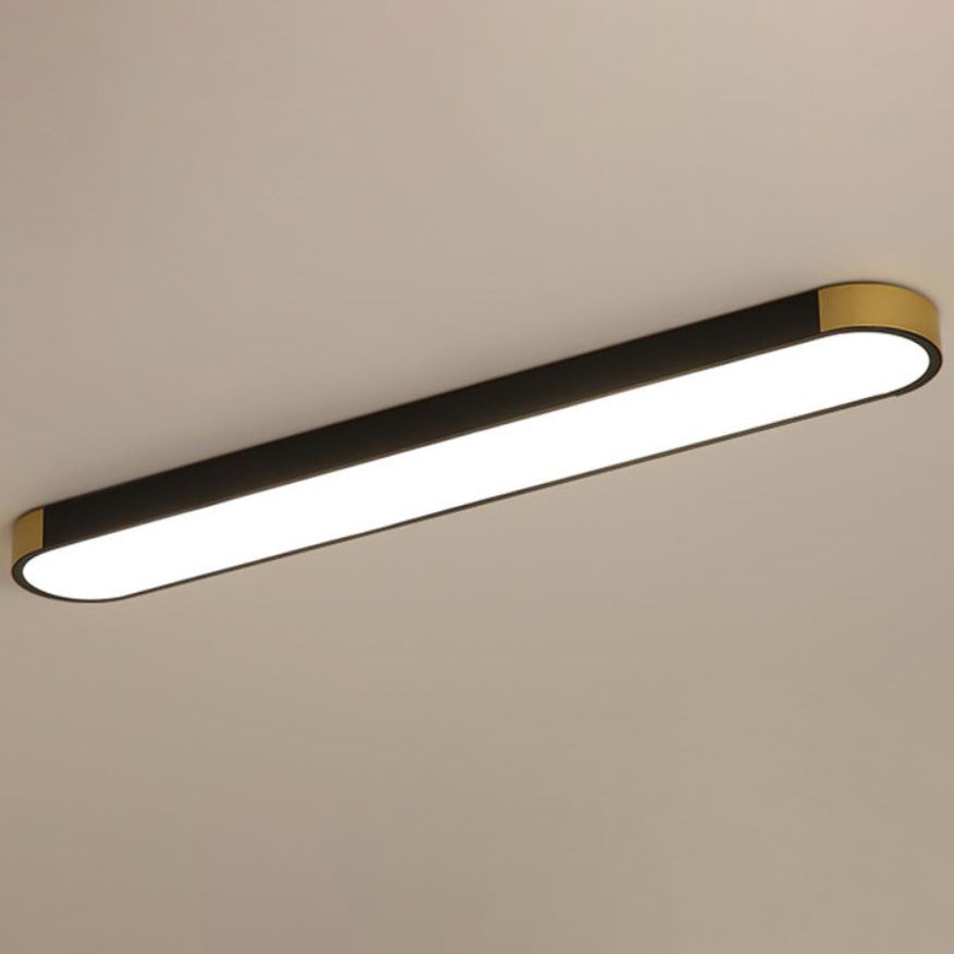 Modern LED Flush Mount Ceiling Light | Rectangular Ring | Minimalist | Indoor Lighting | Lologe