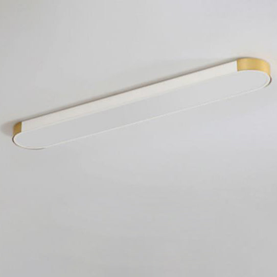 Modern LED Flush Mount Ceiling Light | Rectangular Ring | Minimalist | Indoor Lighting | Lologe