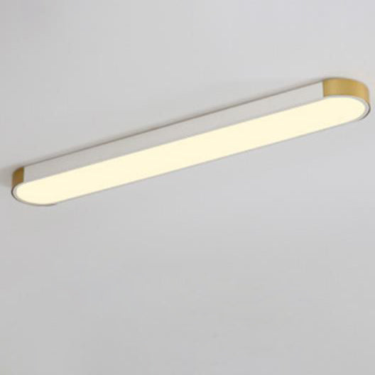 Modern LED Flush Mount Ceiling Light | Rectangular Ring | Minimalist | Indoor Lighting | Lologe