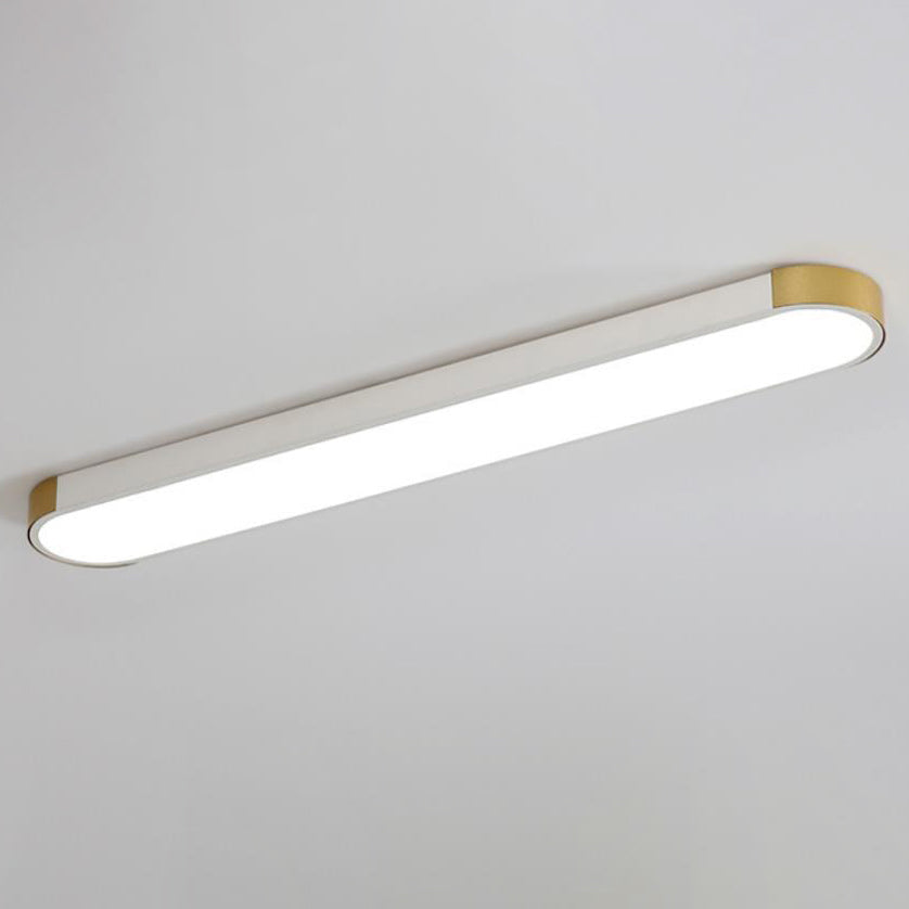 Modern LED Flush Mount Ceiling Light | Rectangular Ring | Minimalist | Indoor Lighting | Lologe