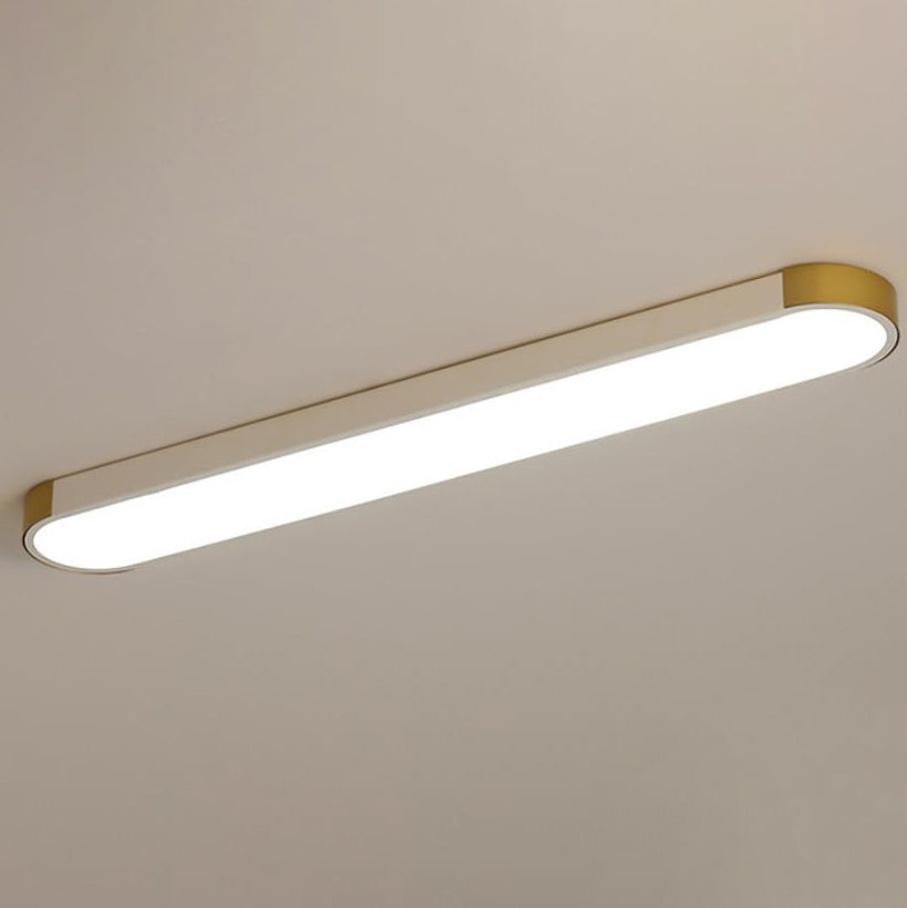 Modern LED Flush Mount Ceiling Light | Rectangular Ring | Minimalist | Indoor Lighting | Lologe
