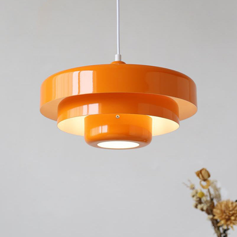 Nordic Metal Pendant Light | Dining Room Multi-Layered Round Shade | Lologe
