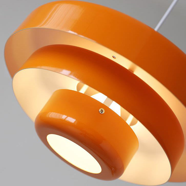 Nordic Metal Pendant Light | Dining Room Multi-Layered Round Shade | Lologe