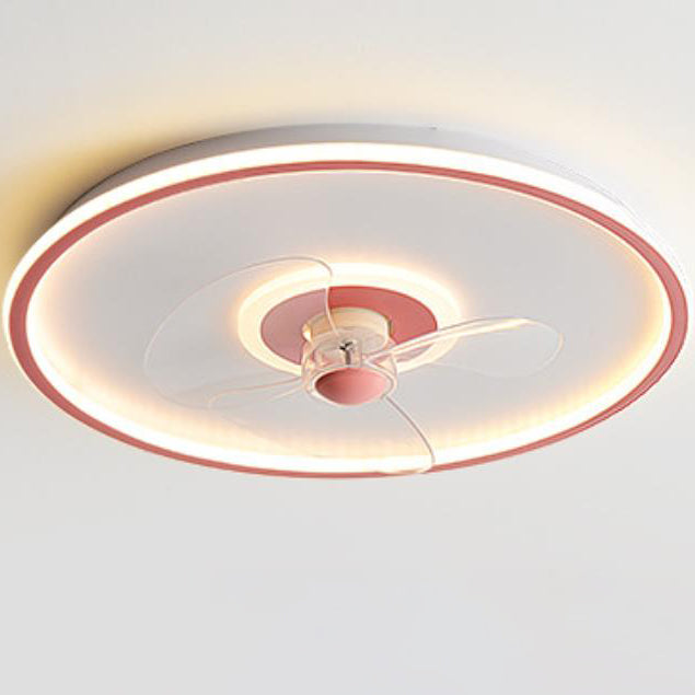 LED Ceiling Fan Light | Minimalist Acrylic Round | Flush Mount | Lologe
