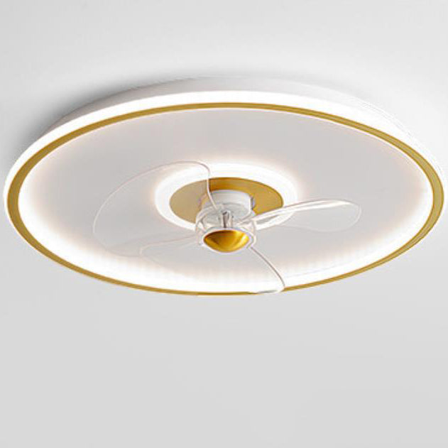 LED Ceiling Fan Light | Minimalist Acrylic Round | Flush Mount | Lologe