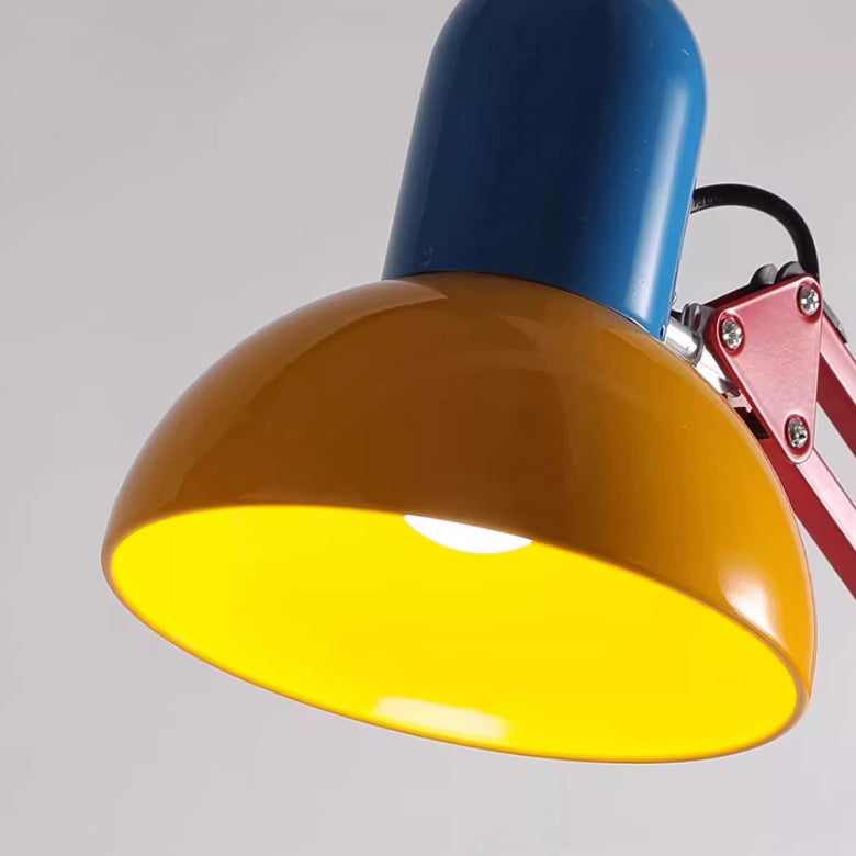Modern Iron Table Lamp | Study Office | Half Circle Design | 1-Light | Memphis Style | Decor | Lologe