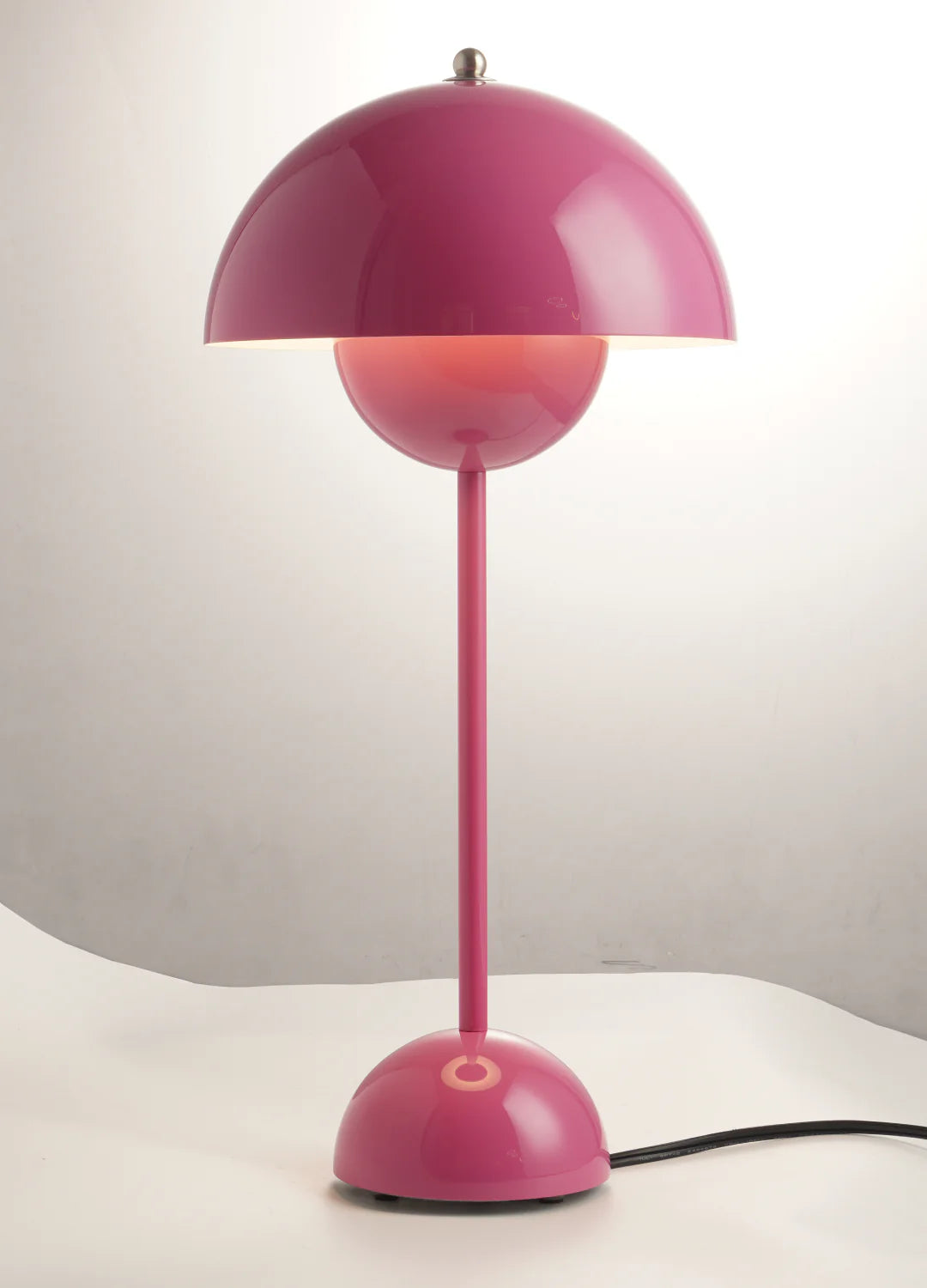 Modern Table Lamp for Bedroom | Metal Dome Accent Lighting | Lologe