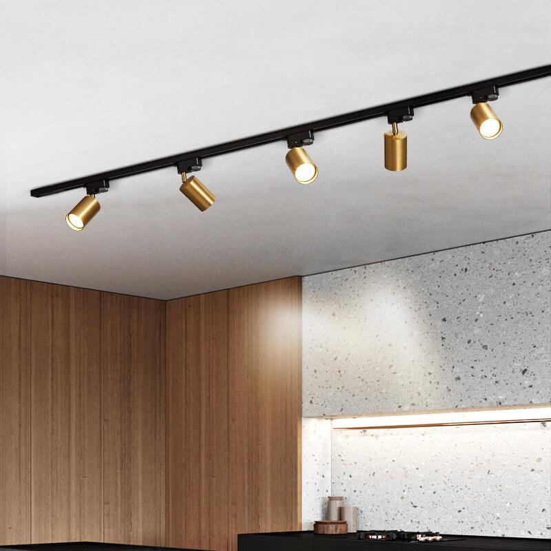 LED Flush Mount Track Lighting for Living Room Modern Tubular Multi-Light | Lologe