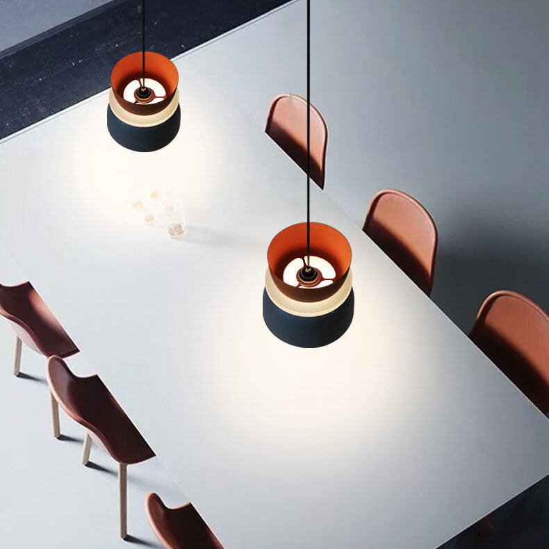 LED Pendant Light for Kitchen Island | Modern Metal Colourful Macaron Shade | Lologe