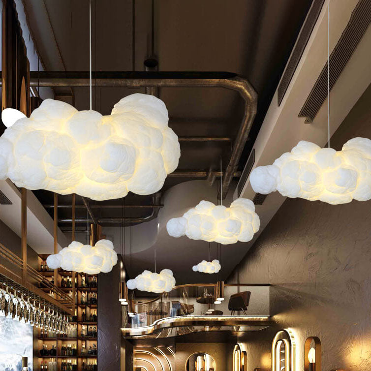 LED Pendant Light | Modern Cloud Design Hanging Ceiling Fixture | Lologe