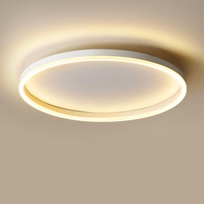 Nordic LED Flush Mount Ceiling Light | Circle Ring | Iron Acrylic | Minimalist Modern | Lologe