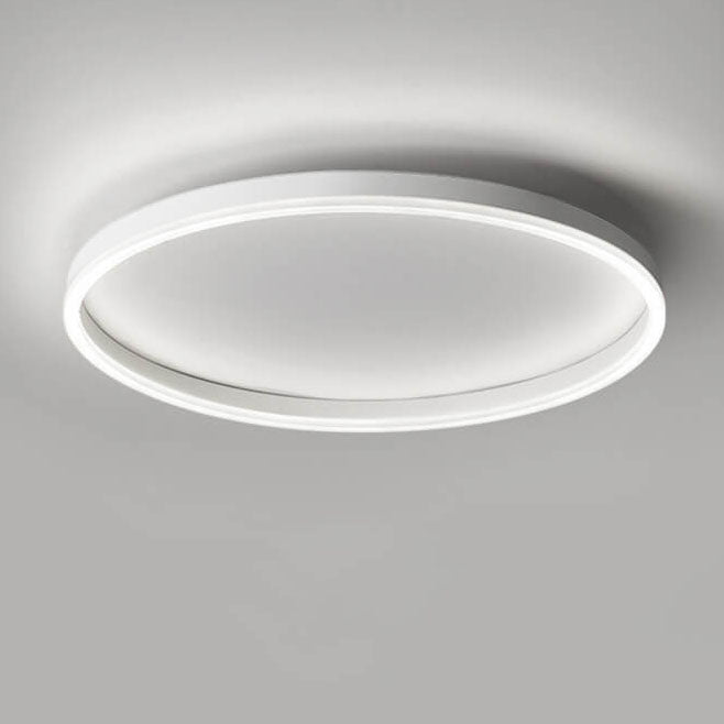 Nordic LED Flush Mount Ceiling Light | Circle Ring | Iron Acrylic | Minimalist Modern | Lologe