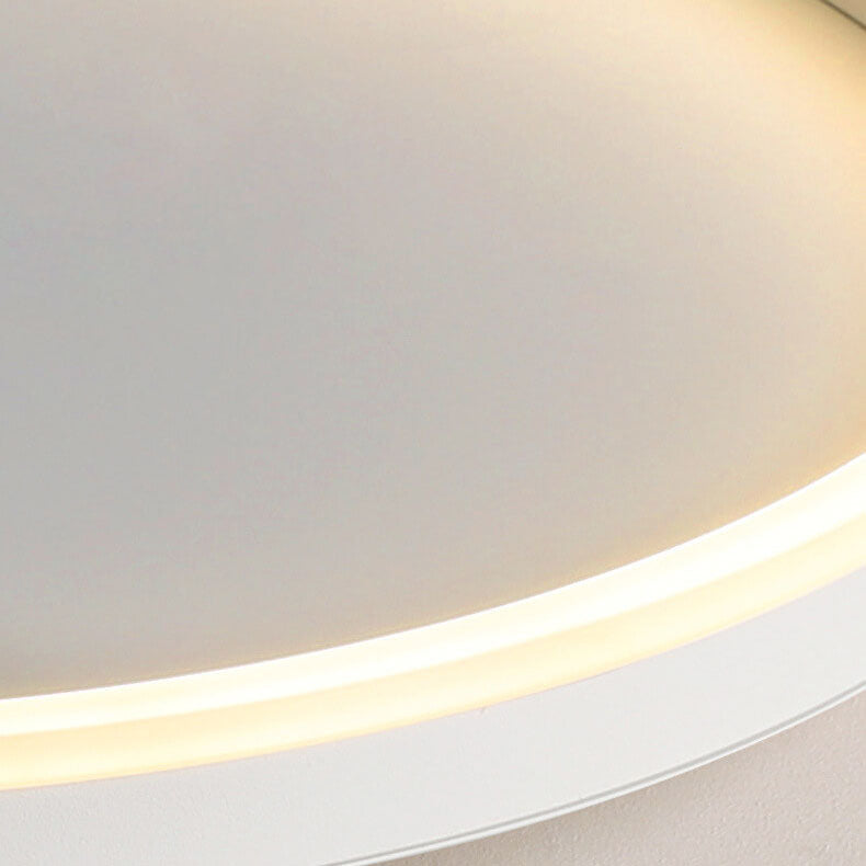 Nordic LED Flush Mount Ceiling Light | Circle Ring | Iron Acrylic | Minimalist Modern | Lologe