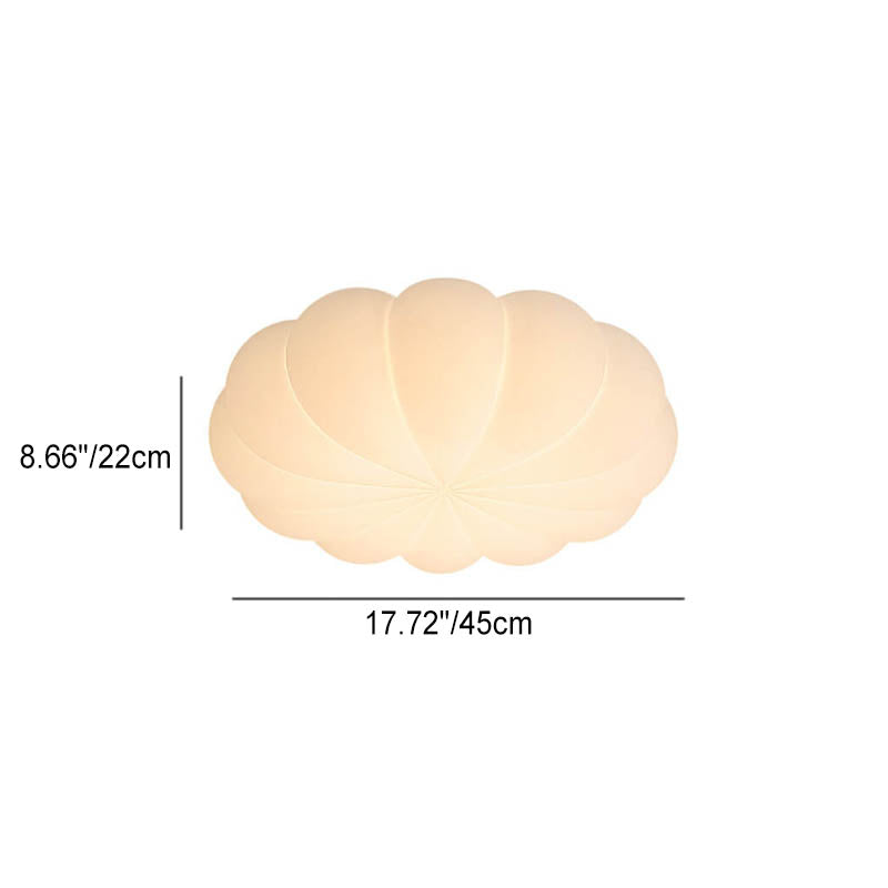 Kids Flower Flush Mount Ceiling Light | Nordic PE Shade LED Bedroom | Lologe