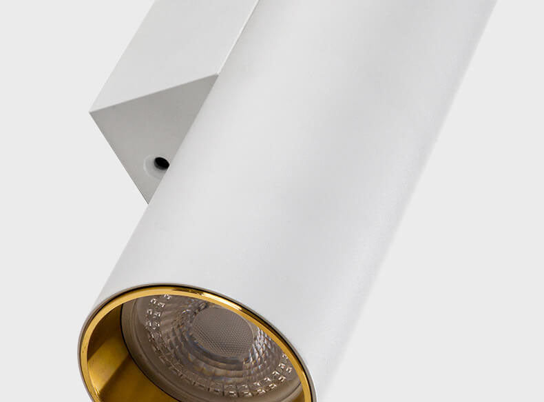 2-Light Wall Sconce for Hallway | Aluminum Cylindrical Modern Lighting | Lologe