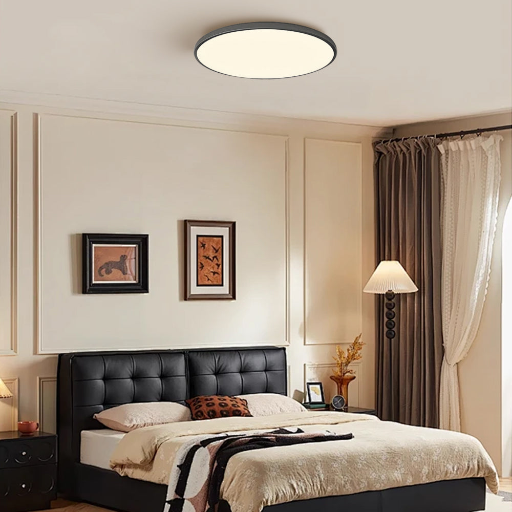 Contemporary LED Ceiling Light | Living Room Bedroom | Flush Mount | Minimalist | 3000K | Lologe