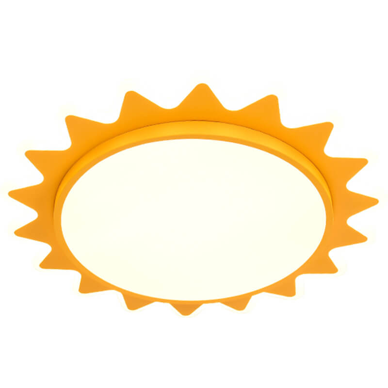 Creative Cartoon Sun LED Flush Mount Ceiling Light | Kids Room | Cute Modern Decor | Lologe