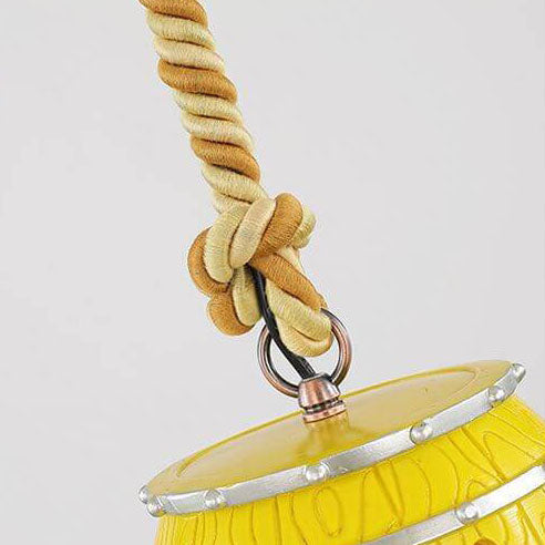 Wine Barrel Pendant Light | Dining Room Ambience | Vintage Resin Rustic Style | Lologe