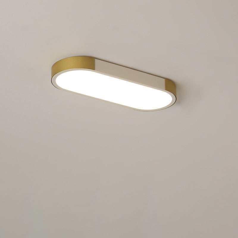 Modern LED Flush Mount Ceiling Light | Rectangular Ring | Minimalist | Indoor Lighting | Lologe