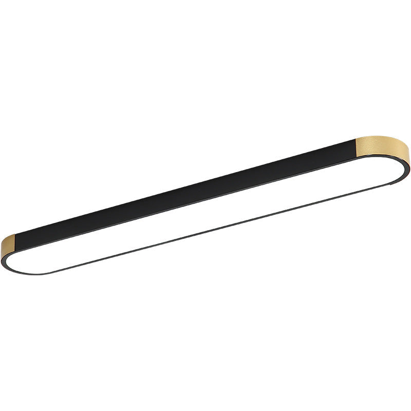 Modern LED Flush Mount Ceiling Light | Rectangular Ring | Minimalist | Indoor Lighting | Lologe