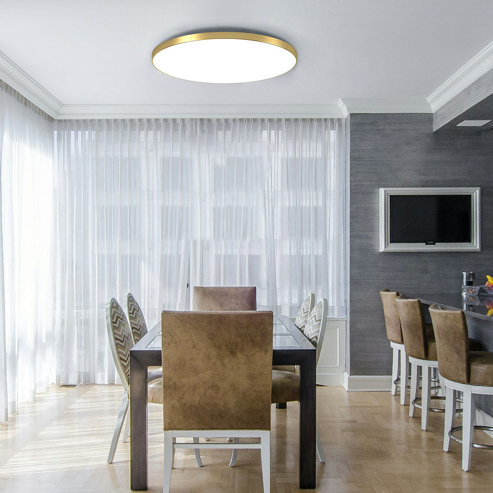 Contemporary LED Ceiling Light | Living Room Bedroom | Flush Mount | Minimalist | 3000K | Lologe