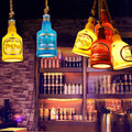 Resin Bottle Pendant Light | Colorful Industrial Ceiling Lighting | Lologe