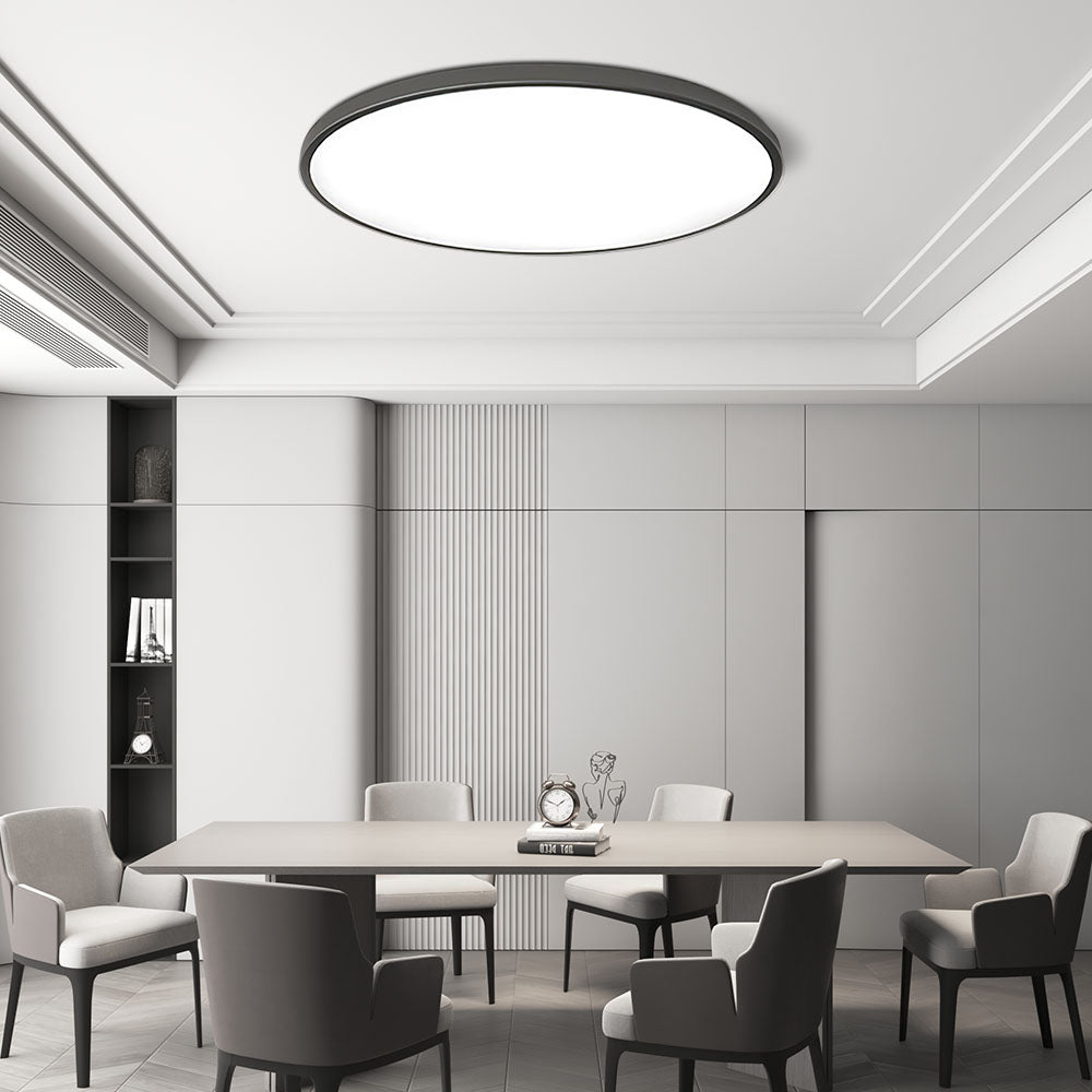 Contemporary LED Ceiling Light | Living Room Bedroom | Flush Mount | Minimalist | 3000K | Lologe