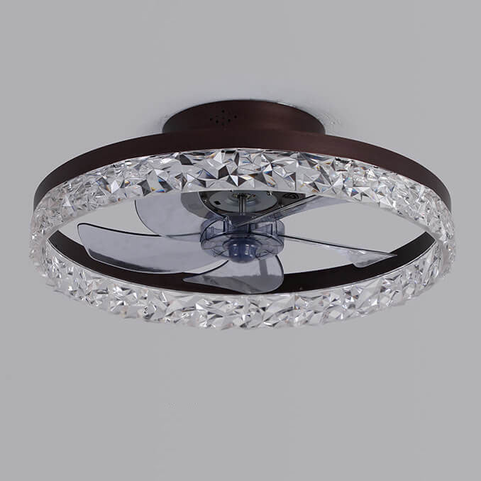LED Ceiling Fan Light | Modern Ring Design | Semi-Flush Mount | Lologe