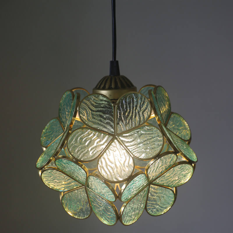 Stained Glass Pendant Light | Dining Room | Tiffany Metal 1-Light | Lologe