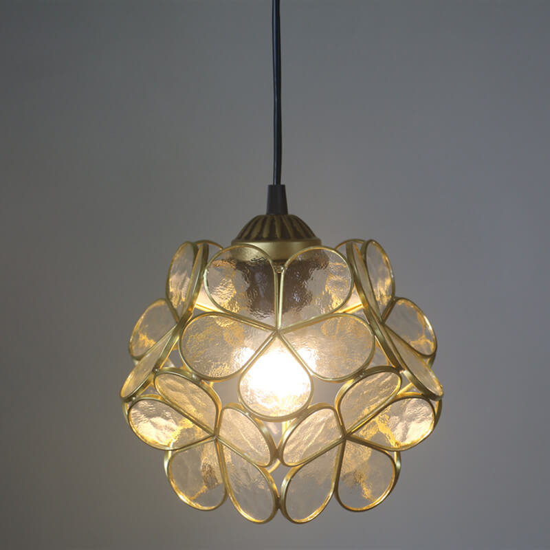 Stained Glass Pendant Light | Dining Room | Tiffany Metal 1-Light | Lologe