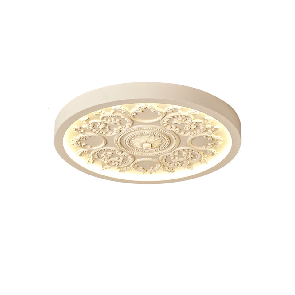 LED Flush Mount Ceiling Light | Bedroom | Iron & Acrylic | Minimalist Design | Lologe