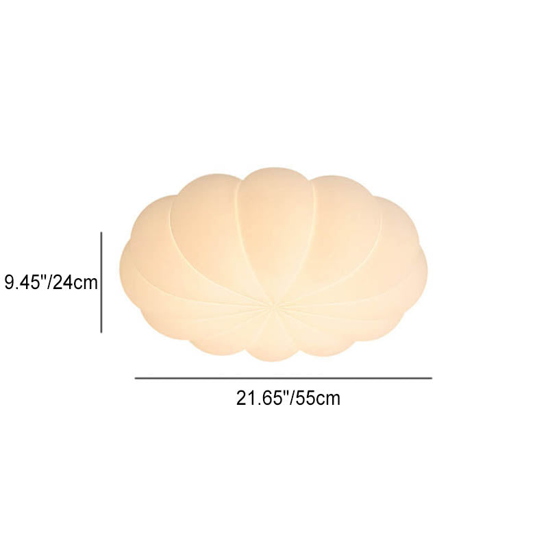Kids Flower Flush Mount Ceiling Light | Nordic PE Shade LED Bedroom | Lologe
