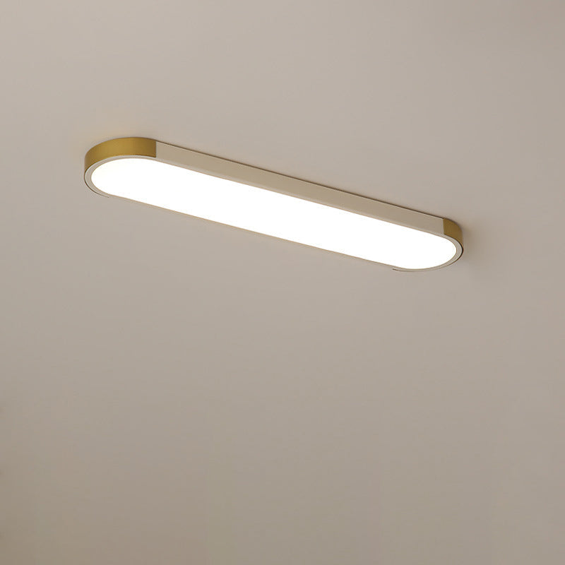 Modern LED Flush Mount Ceiling Light | Rectangular Ring | Minimalist | Indoor Lighting | Lologe